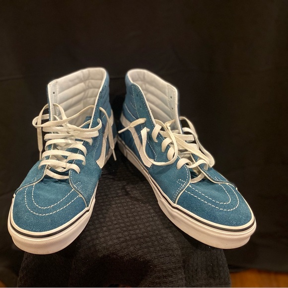 Turquoise High top Vans Men size 12 - Picture 1 of 8